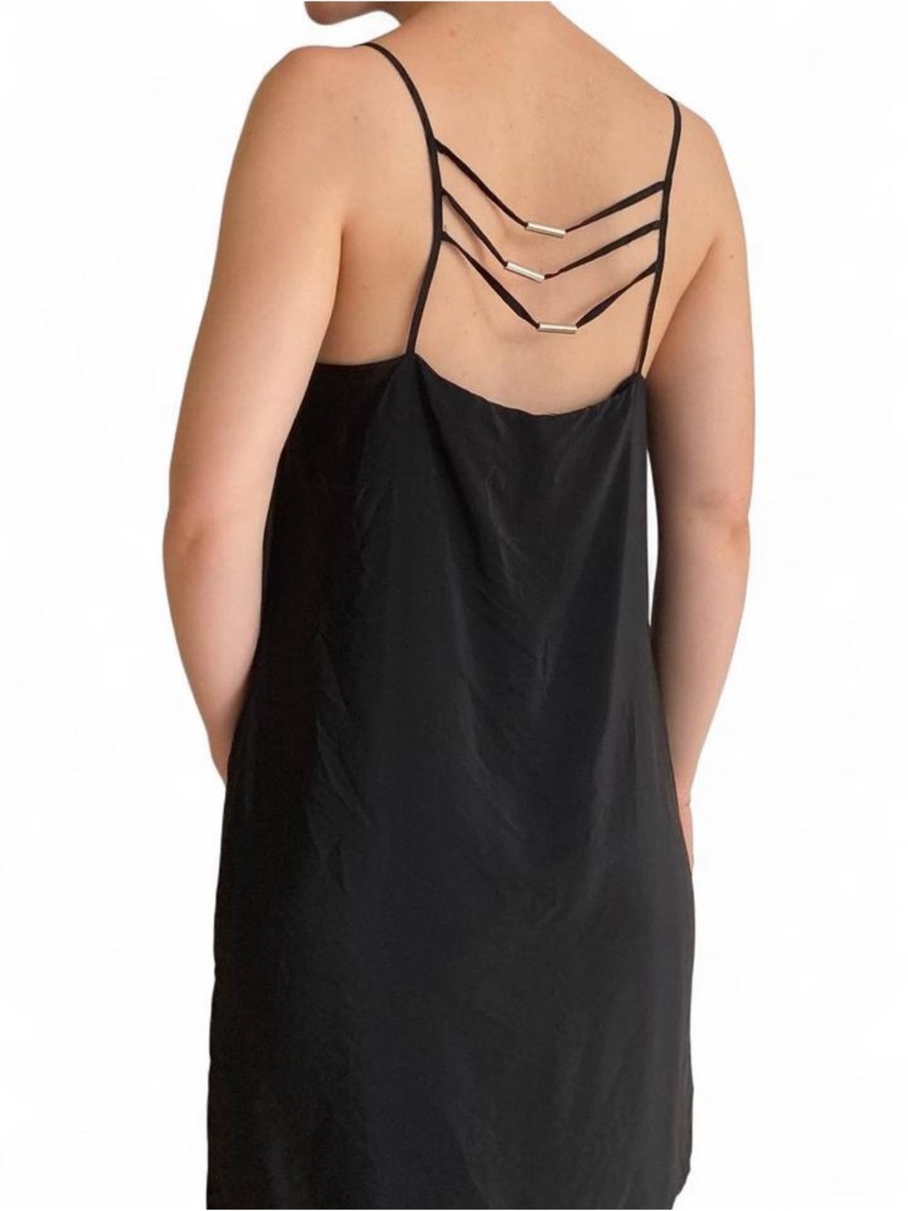 Black Slip Silk Dress